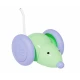 Jucarie automata soricel pentru pisici evita obstacolele miscari aleatorii Coada LED RGB