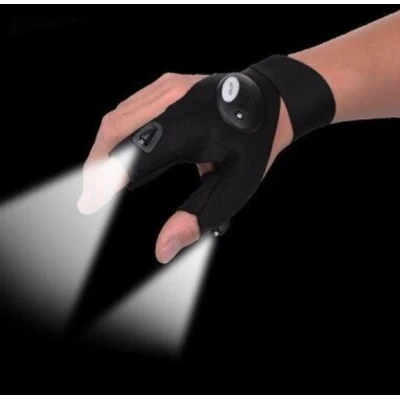 Manusi cu lumina led pe degete marime universala