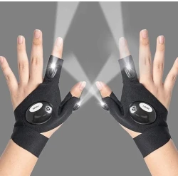 Manusi cu lumina led pe degete marime universala