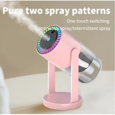 Umidificator auto cu proiectie cer instelat aromaterapie alb capacitate rezervor 280ml