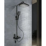 Coloana de dus panou de comanda din metal 21.5 cm iluminare LED si afisare temperatura apa