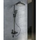 Coloana de dus panou de comanda din metal 21.5 cm iluminare LED si afisare temperatura apa