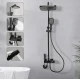Coloana de dus panou de comanda din metal 21.5 cm iluminare LED si afisare temperatura apa