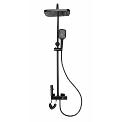 Coloana de dus panou de comanda din metal 21.5 cm iluminare LED si afisare temperatura apa