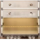 Comoda cu 4 sertare cadru metalic design modern organizator depozitare HY 7605