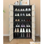 UB Dulap modular pentru pantofi cu 5 rafturi cu usi design compact plastic rezistent