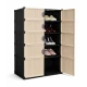UB Dulap modular pentru pantofi cu 5 rafturi cu usi design compact plastic rezistent