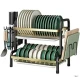 Scurgator vase bucatarie etajat cu 2 niveluri pentru organizare eficienta BS