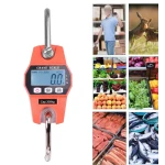 Cantar electronic comercial 300kg portabil carcasa din aluminiu turnat