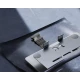 Suport de birou pentru tableta pliabil si 360 grade unghi reglabil transparent KP930 aluminiu acrilic