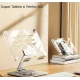 Suport de birou pentru tableta pliabil si 360 grade unghi reglabil transparent KP930 aluminiu acrilic