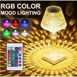 Lampa tip veioza mod tactil de schimbare a culorii control prin telecomanda 16 culori