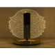 Lampa decorativa in forma de FRUNZA LED 3 culori Touch dimabil Reincarcabila USB Baza aurie eleganta