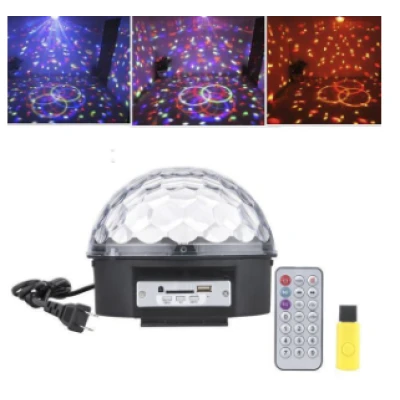 Proiector Disco Led Magic Ball Light cu telecomanda si Redare Audio MP3 AH