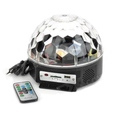 Proiector Disco Led Magic Ball Light cu telecomanda si Redare Audio MP3 AH