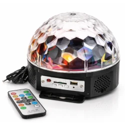 Proiector Disco Led Magic Ball Light cu telecomanda si Redare Audio MP3 AH
