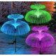 Set 2 Lampi solare MEDUZA lumina RGB rezistente IP65 fixare in sol 600mAh Multicolor