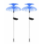 Set 2 Lampi solare MEDUZA lumina RGB rezistente IP65 fixare in sol 600mAh Multicolor