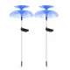 Set 2 Lampi solare MEDUZA lumina RGB rezistente IP65 fixare in sol 600mAh Multicolor