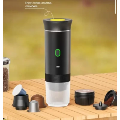 Espressor masina de cafea portabila 3 in 1 cu functie de autoincalzire capsule de espresso incalzite cafea macinata