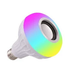 Bec Bluetooth colorat E27 cu sincronizare muzicala wireless cu control prin aplicatie