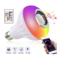 Bec Bluetooth colorat E27 cu sincronizare muzicala wireless cu control prin aplicatie