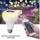 Bec Bluetooth colorat E27 cu sincronizare muzicala wireless cu control prin aplicatie