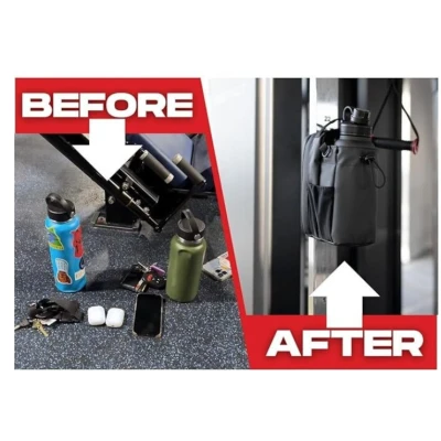 Ghiozdan fitness magnetic pentru sala de sport suport portabil pentru sticla de apa Unisex