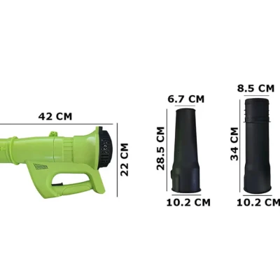 Suflanta de frunze electrica cu 2 acumulatori putere 3500W cu 12000 Rotatii pe minut