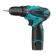 Trusa surubelnita electrica fara fir cu 2 acumulatori 12V cu 24 de accesorii incluse 2 viteze