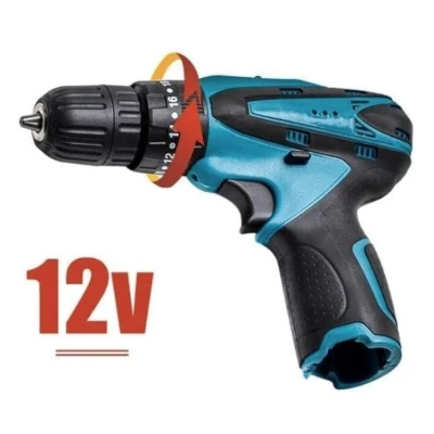 Trusa surubelnita electrica fara fir cu 2 acumulatori 12V cu 24 de accesorii incluse 2 viteze