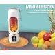 Blender portabil 450ml USB 12 lame inox 50W cu 18000 rpm afisaj LED