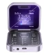 Mini telefon mobil pliabil cu clapa radio FM lista neagra vocala apelare rapida cu vibratii 2 cartele SIM ecran mic