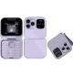 Mini telefon mobil pliabil cu clapa radio FM lista neagra vocala apelare rapida cu vibratii 2 cartele SIM ecran mic