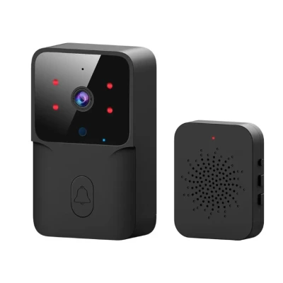 Sonerie wireless cu camera video rezolutie video HD 720p vedere nocturna microfon bidirectional control prin aplicatie distanta 50M