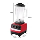 Blender 2 in 1 putere 2000W lame din otel inoxidabil capacitate 2L