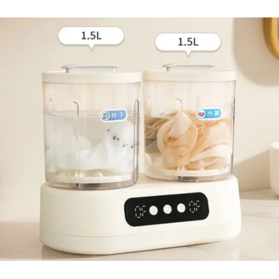 Mini Masina de spalat portabila DUBLA pentru uz casnic pentru sosete si lenjerie intima