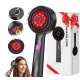 Perie pentru par cu tehnologie avansata BrushPro X6 aplicator de ser pentru scalp vibratii Infrarosu