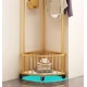 Cuier de colt cu roti impotriva peretelui metalic AURIU 51X34X160