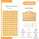 Patura de picnic dimensiune 100x150cm culoare GALBEN cu carouri