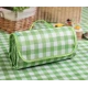 Patura de picnic dimensiune 100x150cm culoare VERDE cu carouri