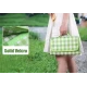 Patura de picnic dimensiune 100x150cm culoare VERDE cu carouri
