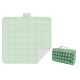 Patura de picnic dimensiune 100x150cm culoare VERDE cu carouri