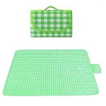 Patura de picnic dimensiune 100x150cm culoare VERDE cu carouri