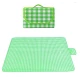 Patura de picnic dimensiune 100x150cm culoare VERDE cu carouri