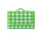 Patura de picnic dimensiune 100x150cm culoare VERDE cu carouri