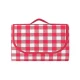 Patura de picnic dimensiune 100x150cm culoare ROSU cu carouri