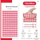 Patura de picnic dimensiune 100x150cm culoare ROSU cu carouri