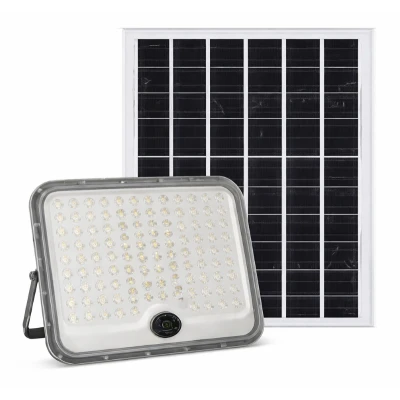 Proiector led cu incarcare solara 400W panou separat TV