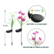 Set 2 lampi solare pentru gradina model FLOARE colorata